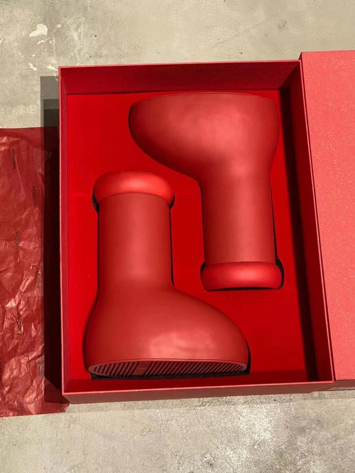 Mschf Men Women Rain Designer Big Red Boot