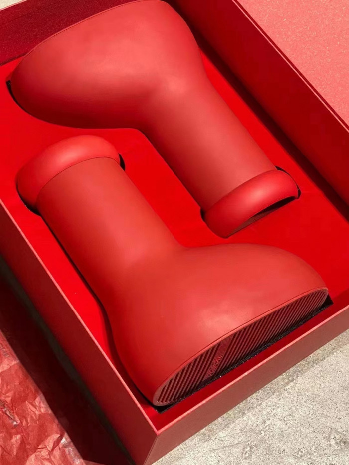 Mschf Men Women Rain Designer Big Red Boot