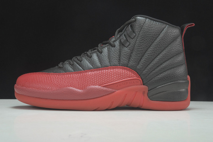 AIR JORDAN 12 “FLU GAME” Black/Varsity Red mens 130690-002