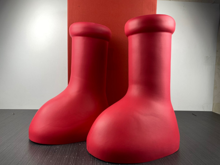 Mschf Men Women Rain Designer Big Red Boot
