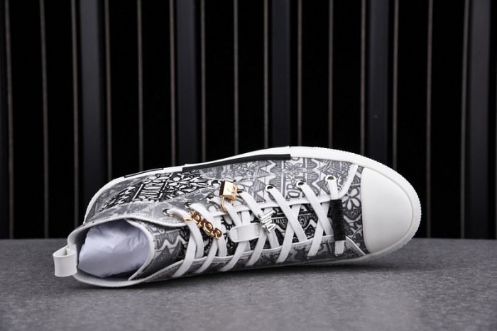 DR B23 OBLIQUE HIGH TOP SNEAKER