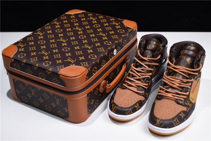l**is V*t*n x ow x air jordan 1 customs mens aq0818-202