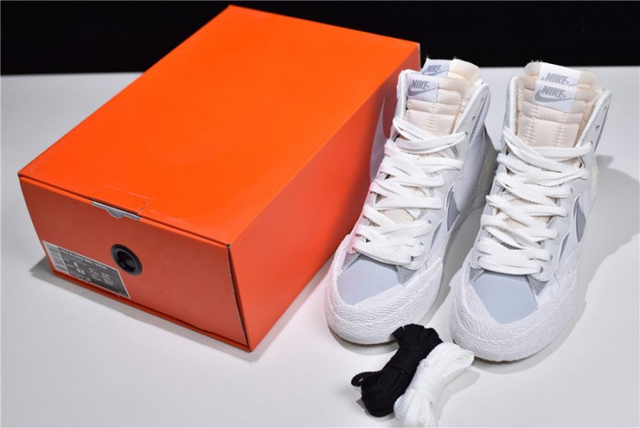 Sacai x Nike Blazer High Black White Release Date BV0072-100