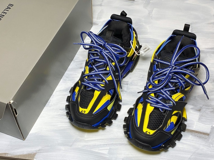 BL SNEAKER TESS.S.GOMMA BLACK FLUORESCENT YELLOW BLUE 542023 W1GB8 3443