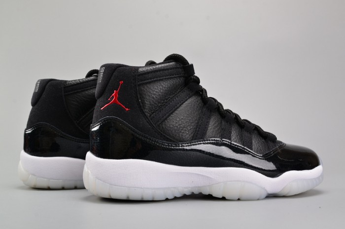 AIR JORDAN 11 RETRO BG (GS) "72-10" black womens 378038-002