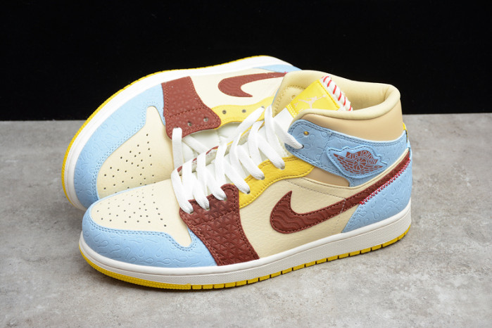 Air Jordan 1 Mid SE Fearless Maison Chateau CU2803-200