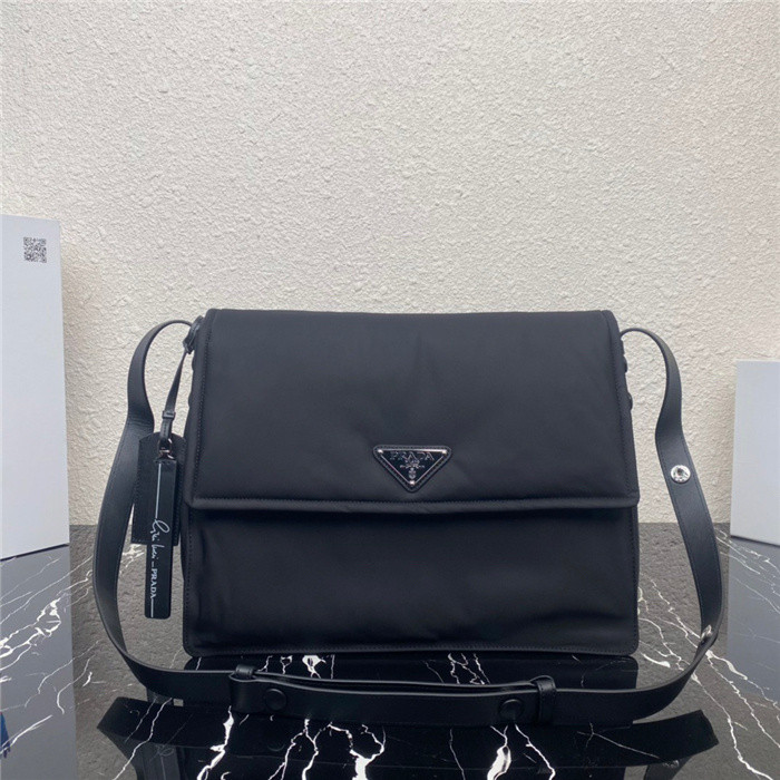 PRADA MEDIUM PADDED NYLON SHOULDER BAG