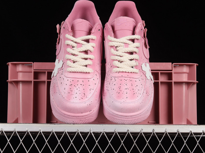NIKE AIR FORCE 1 "Pink Chrome Hearts" DD8959-100