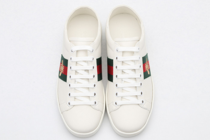 GC Ace Embroidered Low-Top Sneaker white with bee