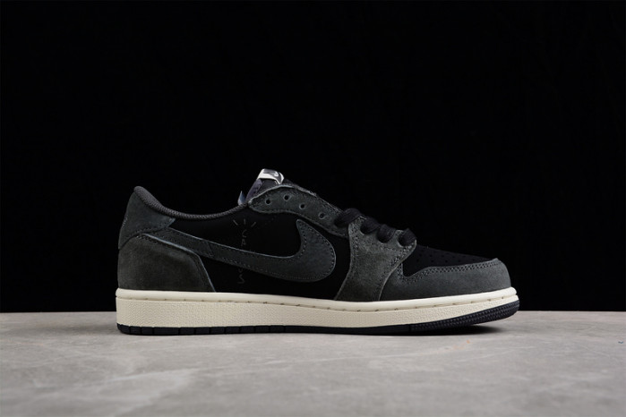 TRAVIS SCOTT X AIR JORDAN 1 LOW OG “BLACK/PHANTOM” DM7866-001
