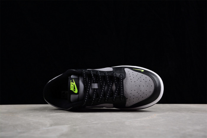 Nike Dunk Low Black Grey Green Strike FQ2205-001