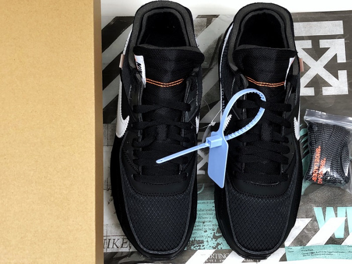 OW Nike Air Max 90 Black Cone White AA7293-001