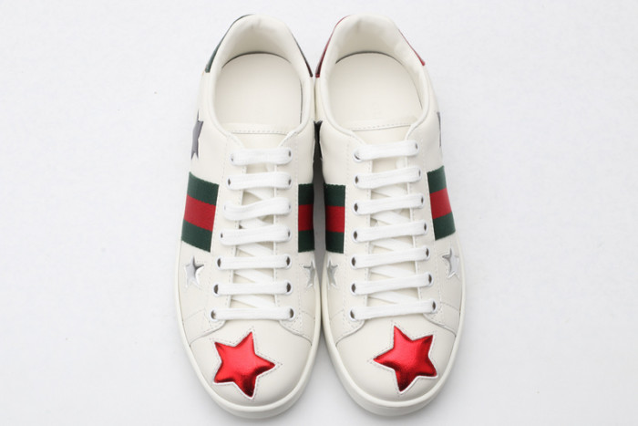 GC Ace Embroidered Low-Top Sneaker WITH COLORFUL STARS 431942-A38G1