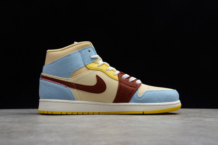 Air Jordan 1 Mid SE Fearless Maison Chateau CU2803-200