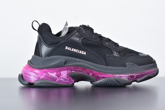 BL TRIPLE S TRAINERS CLEAR SOLE BLACK 541335 W09O1 9252