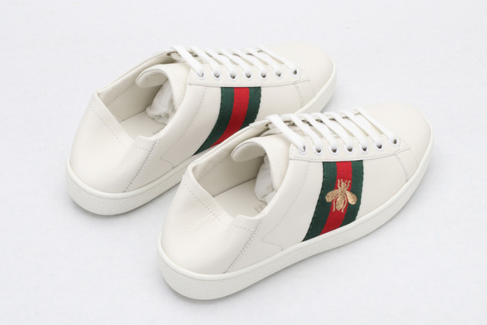GC Ace Embroidered Low-Top Sneaker white with bee
