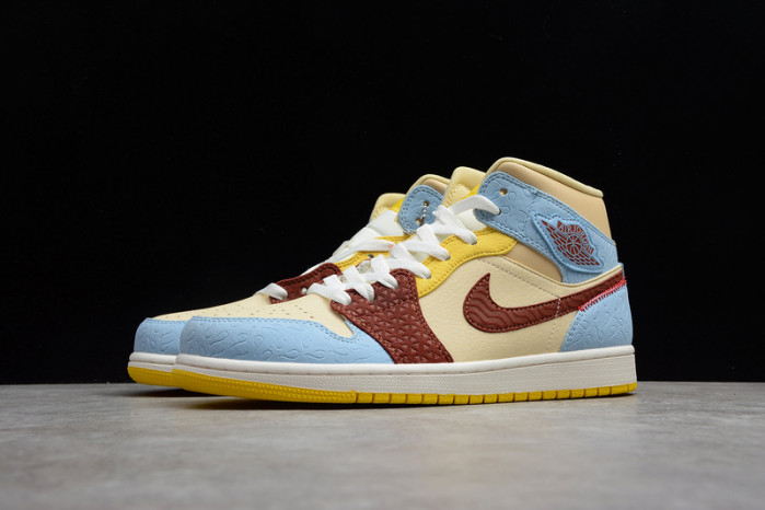 Air Jordan 1 Mid SE Fearless Maison Chateau CU2803-200