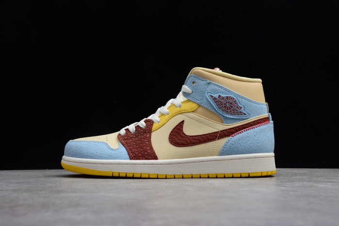 Air Jordan 1 Mid SE Fearless Maison Chateau CU2803-200