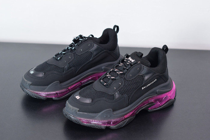 BL TRIPLE S TRAINERS CLEAR SOLE BLACK 541335 W09O1 9252