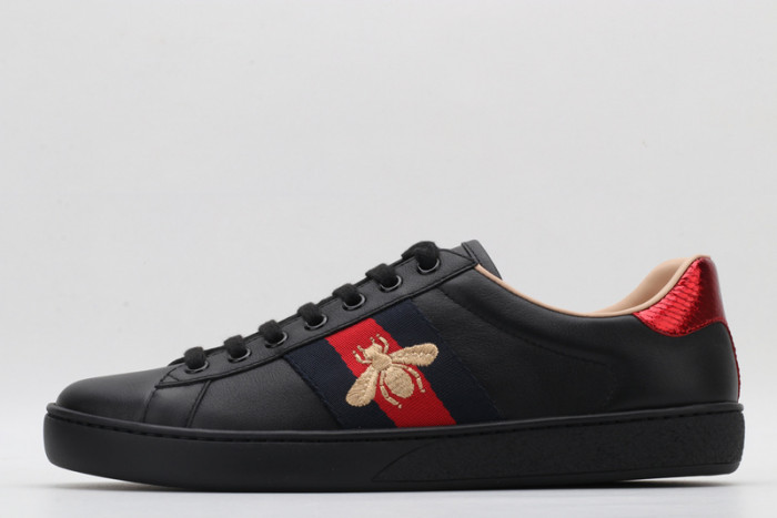 GC Ace Embroidered Low-Top Sneaker black with bee mens 431942-A38G0