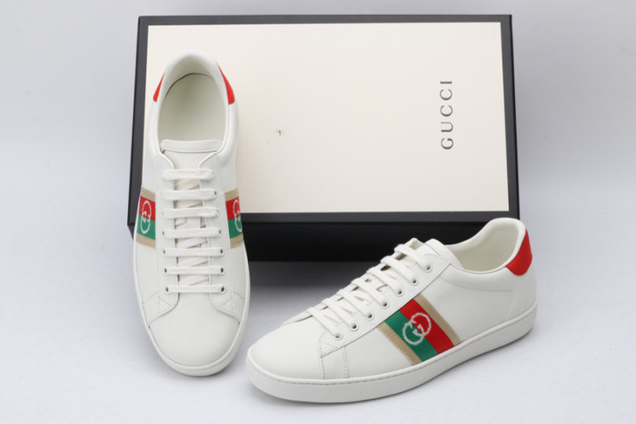 GC ACE EMBROIDERED LOW-TOP SNEAKER WITH GG LOGO