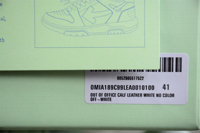 OW OUT OF OFFICE LOW-TOP SNEAKERS OW-65