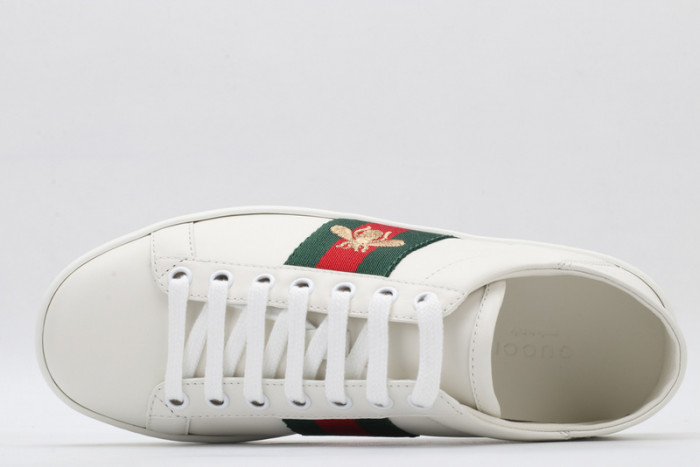 GC Ace Embroidered Low-Top Sneaker white with bee