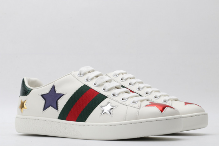 GC Ace Embroidered Low-Top Sneaker WITH COLORFUL STARS 431942-A38G1