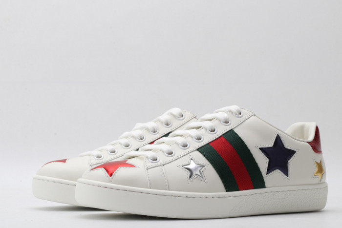 GC Ace Embroidered Low-Top Sneaker WITH COLORFUL STARS 431942-A38G1