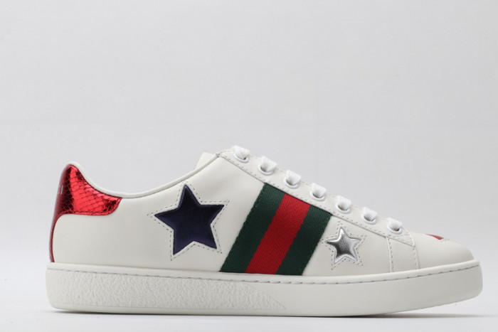 GC Ace Embroidered Low-Top Sneaker WITH COLORFUL STARS 431942-A38G1