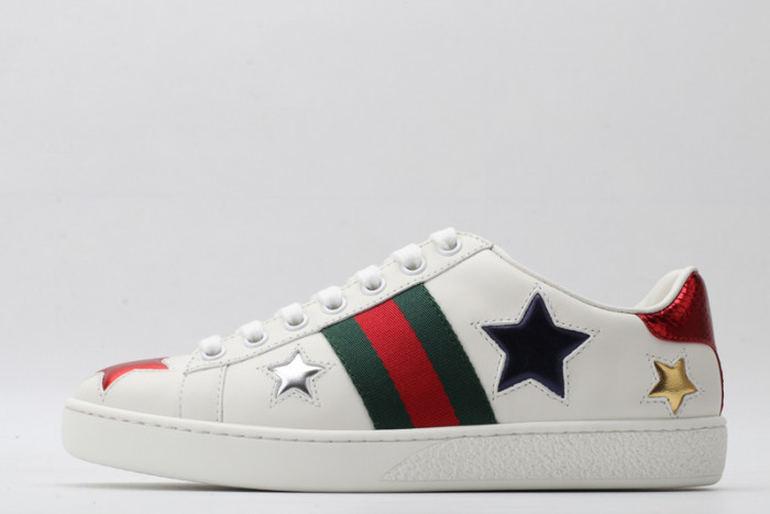 GC Ace Embroidered Low-Top Sneaker WITH COLORFUL STARS 431942-A38G1