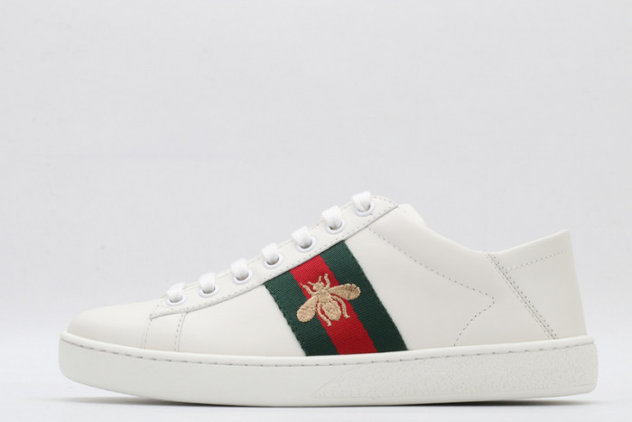 GC Ace Embroidered Low-Top Sneaker white with bee