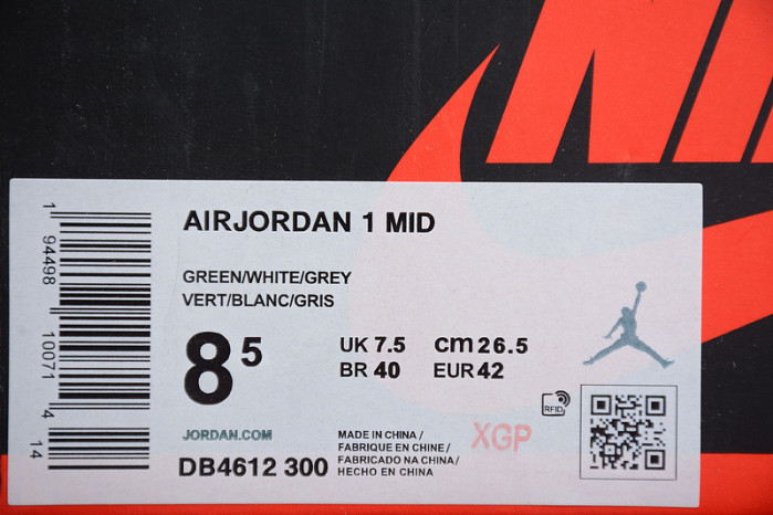 Jordan 1 Retro High Lucky Green DB4612 -300