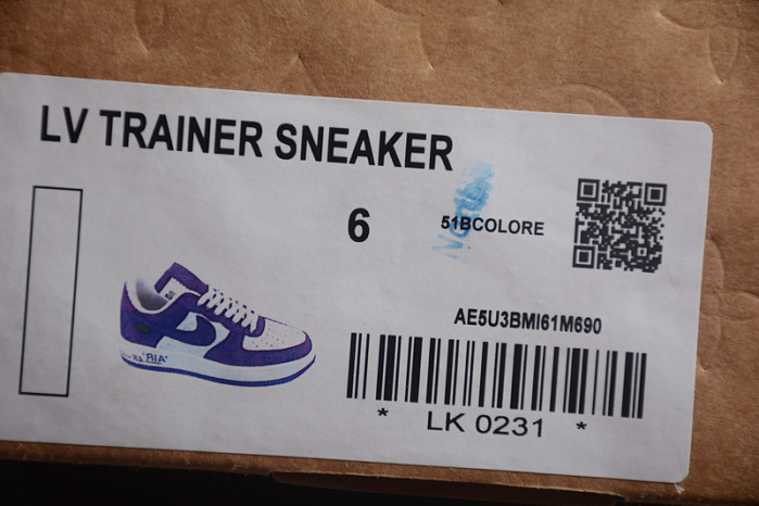 LV X NIKE AIR FORCE SNEAKER LK0231