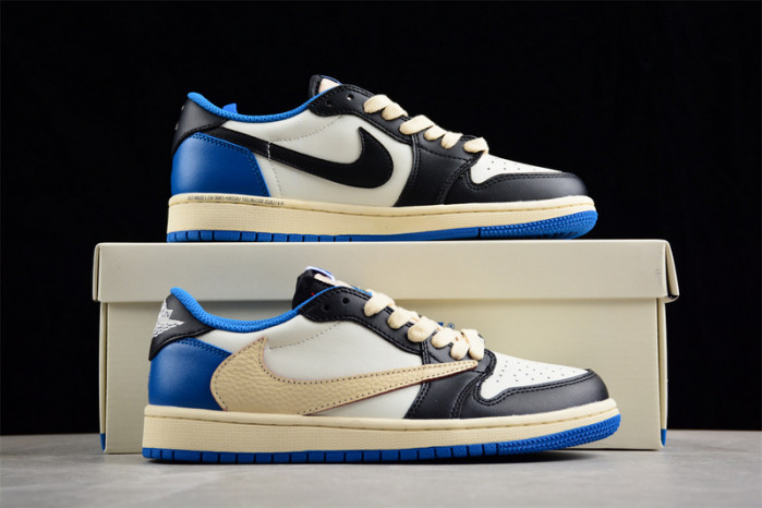 TRAVIS SCOTT X FRAGMENT X AIR JORDAN 1 LOW OG DM7866-140