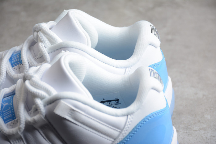 AIR JORDAN 11 RETRO LOW "CAROLINA 2017 RELEASE" mens 528895-106