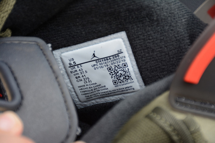 Travis Scott Air Jordan 6 Medium Olive - CN1084-200