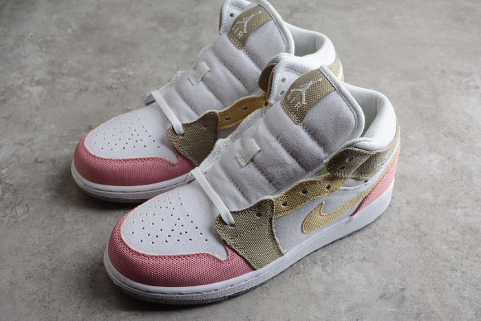 AIR JORDAN 1 MID SE Pastel Vivid Green Grind DJ0338-100