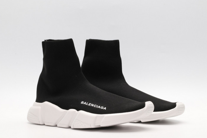 BL Stretch Mesh High Top Sneaker Black White