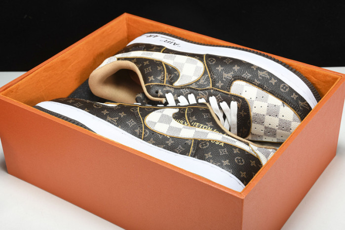 LV X NIKE AIR FORCE MONOGRAM DAMIER AZUR 6A8PYL-002
