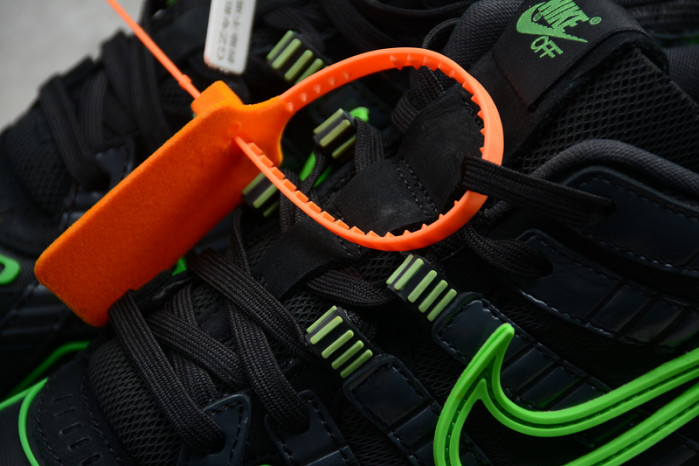 OW x Nike Air Rubber Dunk “Green Strike” CU6015-001