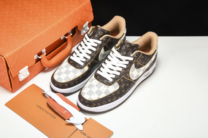 LV X NIKE AIR FORCE MONOGRAM DAMIER AZUR 6A8PYL-002
