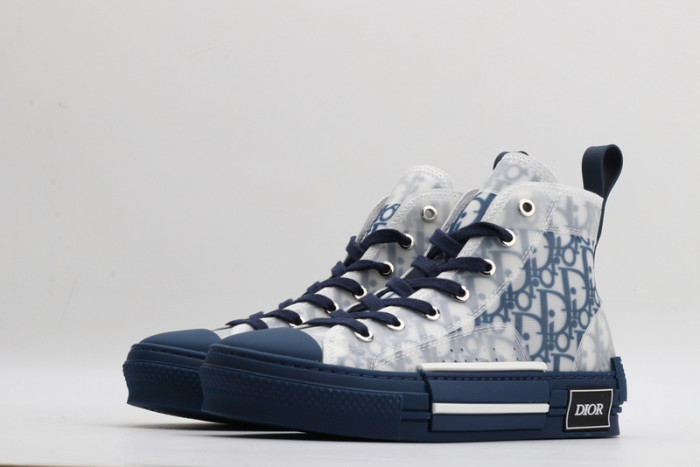 DR B23 Oblique High Top Sneakers Blue T004801-1055