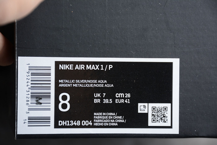 NIKE AIR MAX 1 PATTA NOISE AQUA DH1348-004