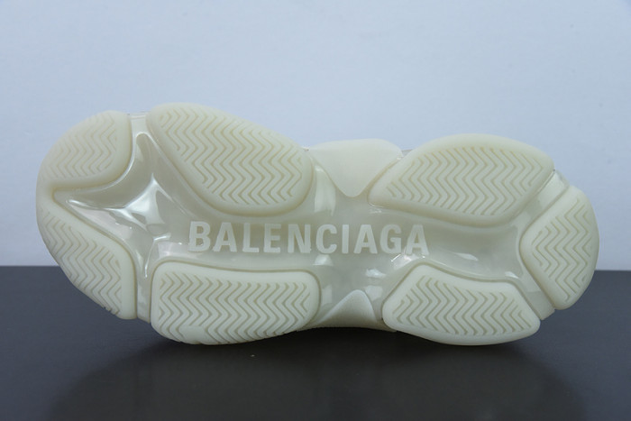 BL TRIPLE S TRAINERS CLEAR SOLE gold and white 541624 W09O1 9005