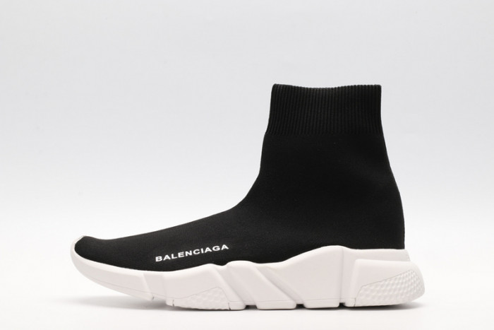 BL Stretch Mesh High Top Sneaker Black White
