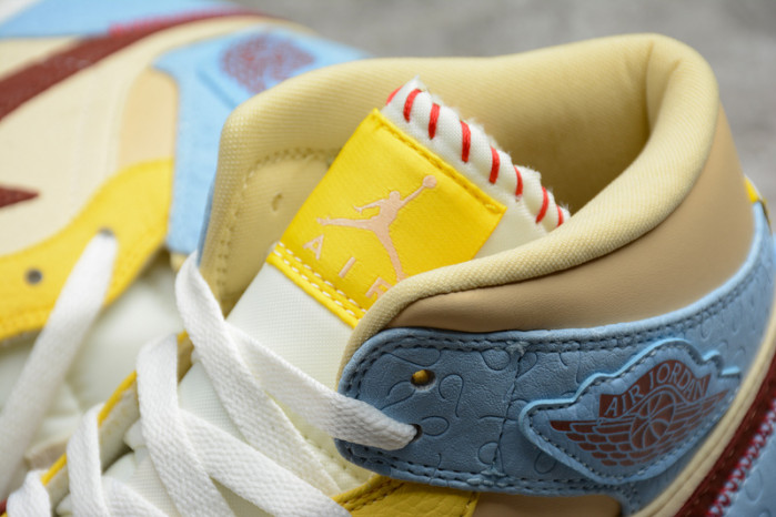 Air Jordan 1 Mid SE Fearless Maison Chateau CU2803-200