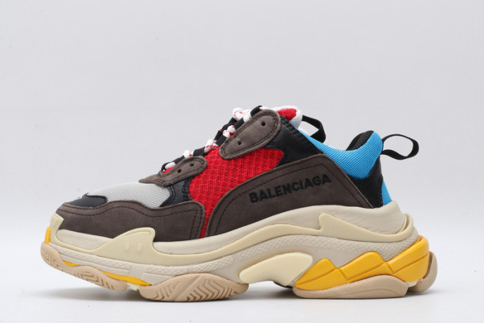 BL TRIPLE S TRAINER RED/ BLUE/ YELLOW 490673-W06E3-4365