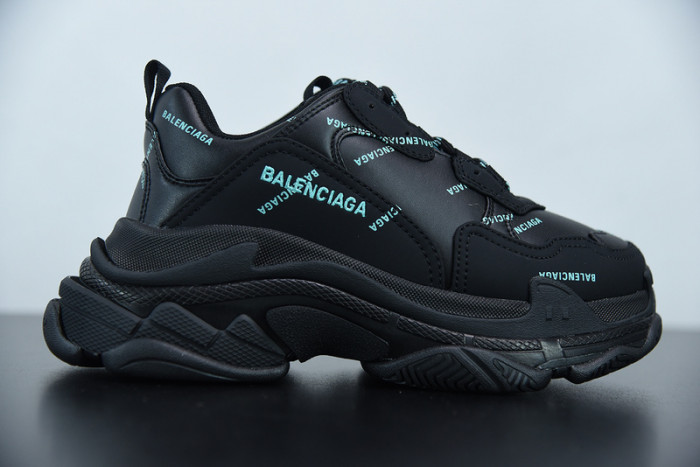 BL TRIPLE S TRAINERS BLACK LETTERS 541624 W09O1 9013