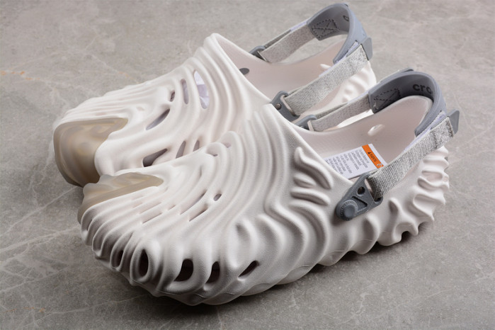 CROCS POLLEX CLOG BY SALEHE BEMBURY SPACKLE ALMOST WHITE